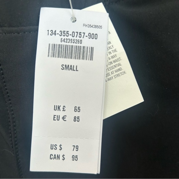 NWT Abercrombie & Fitch Traveler Skinny Taper Pants Black Men’s Small Y2K NEW - Picture 10 of 11